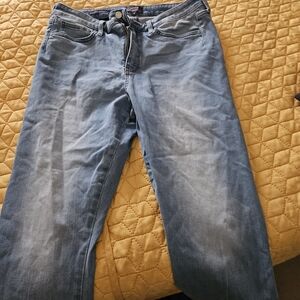 NYDJ Women's Light Blue Straight Jeans